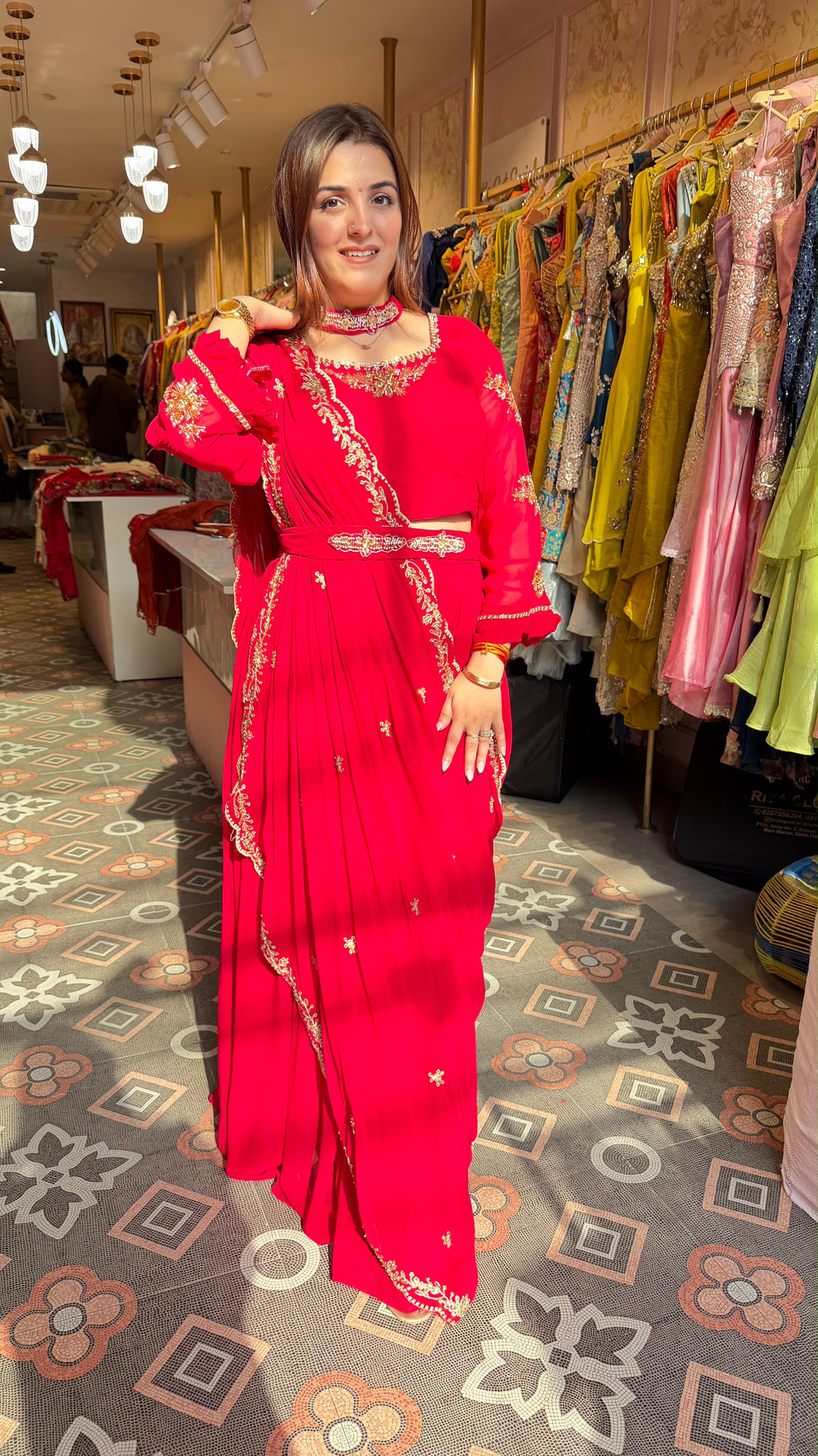 Indo-Western Saree Dress