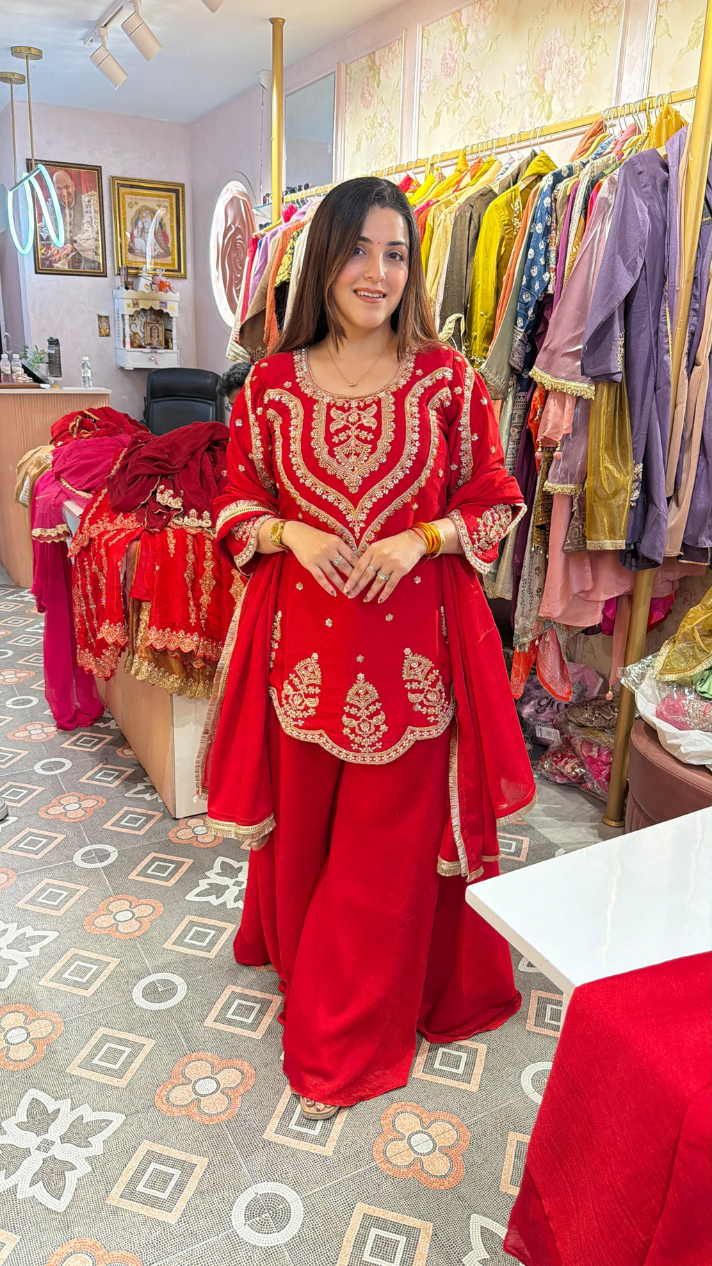 Heavy Anarkali-Style Salwar Suits