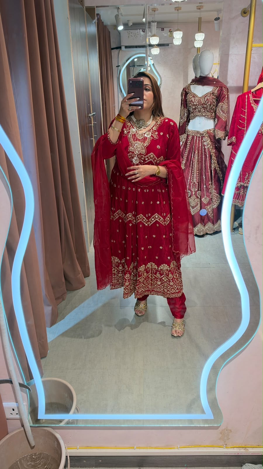 Royal Embroidered Anarkali Suit