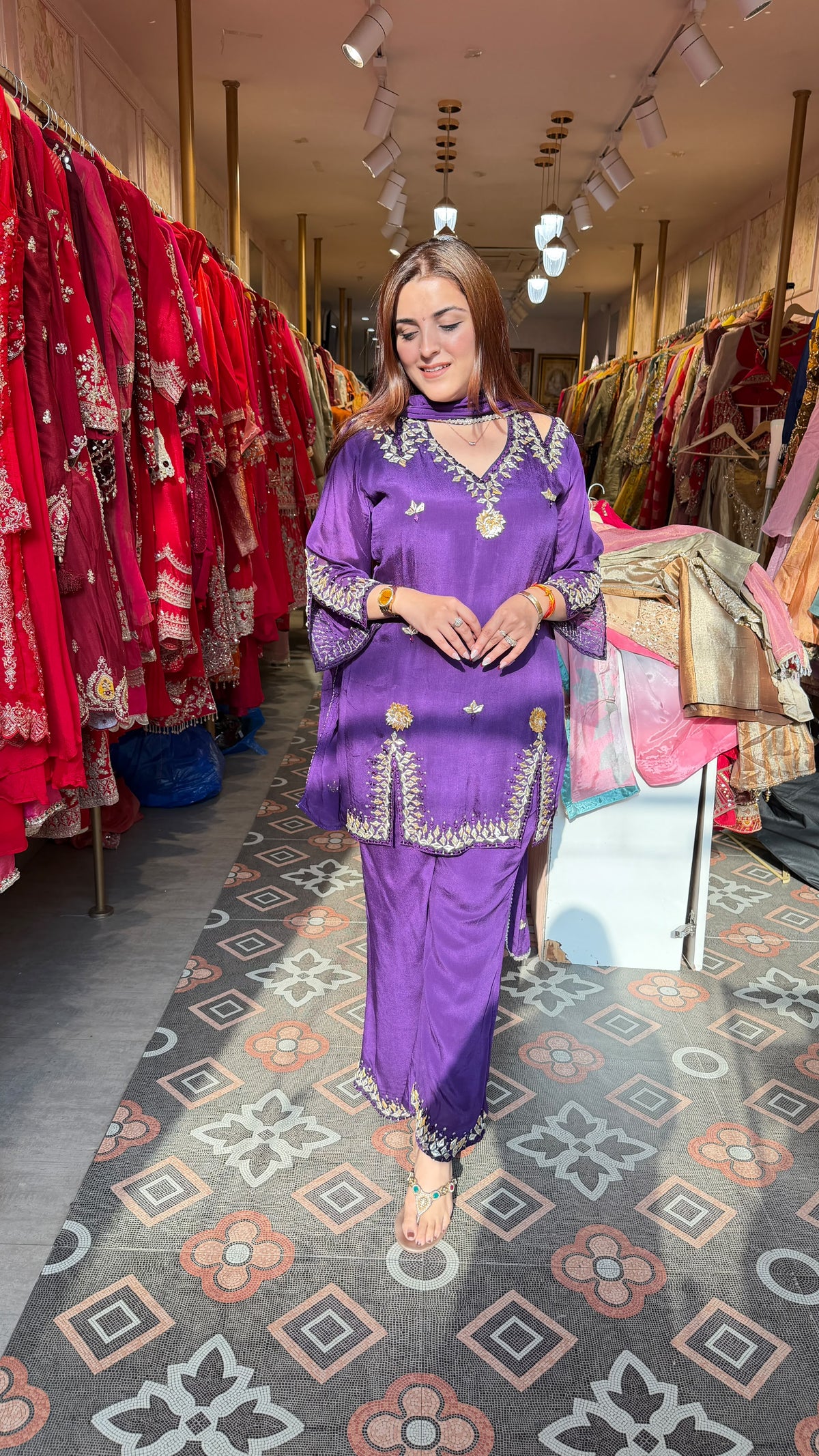Designer Punjabi Punjabi-style 3-piece suit