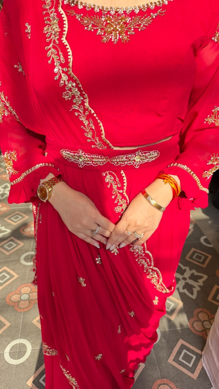 Indo-Western Saree Dress