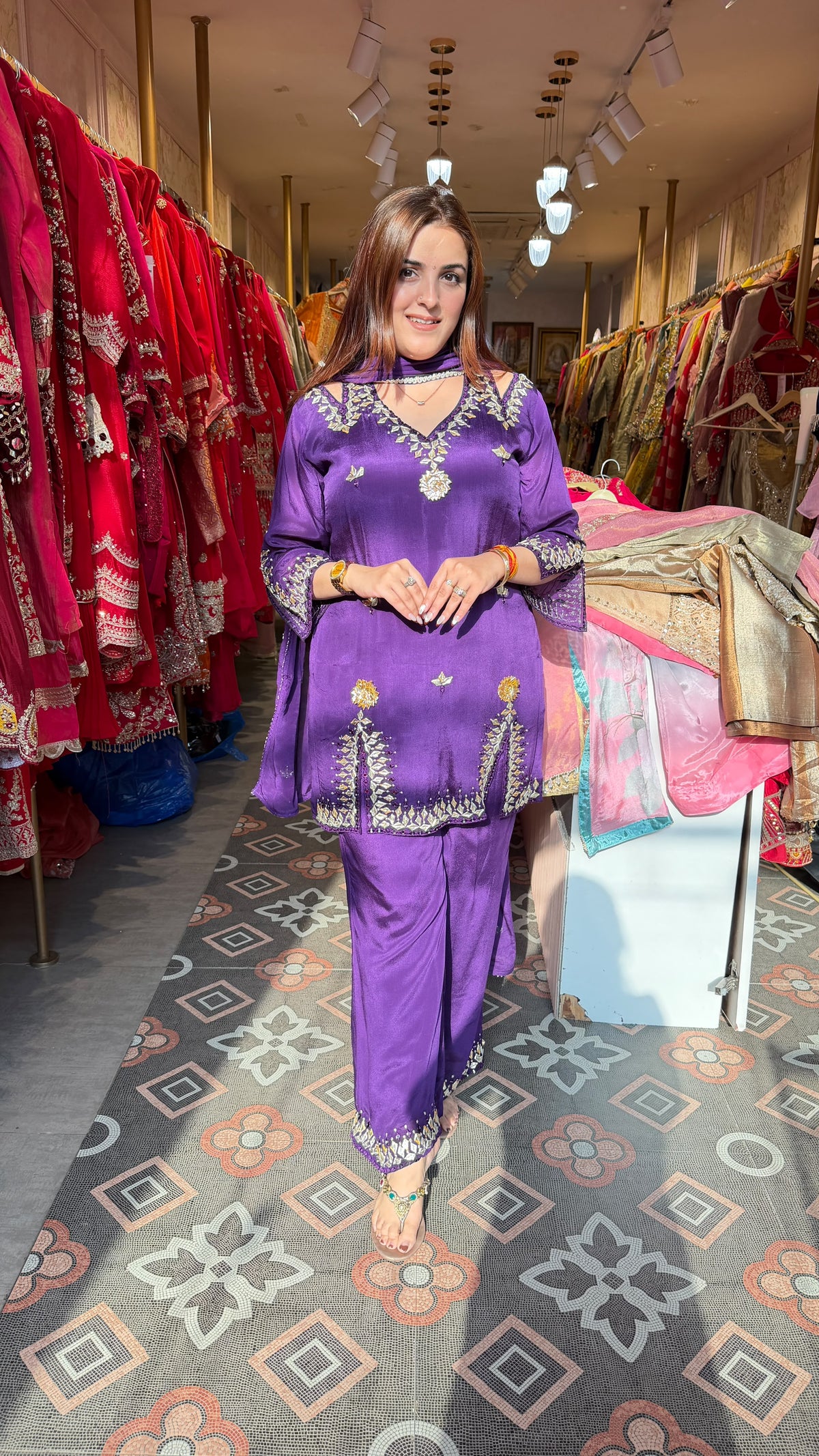Designer Punjabi Punjabi-style 3-piece suit