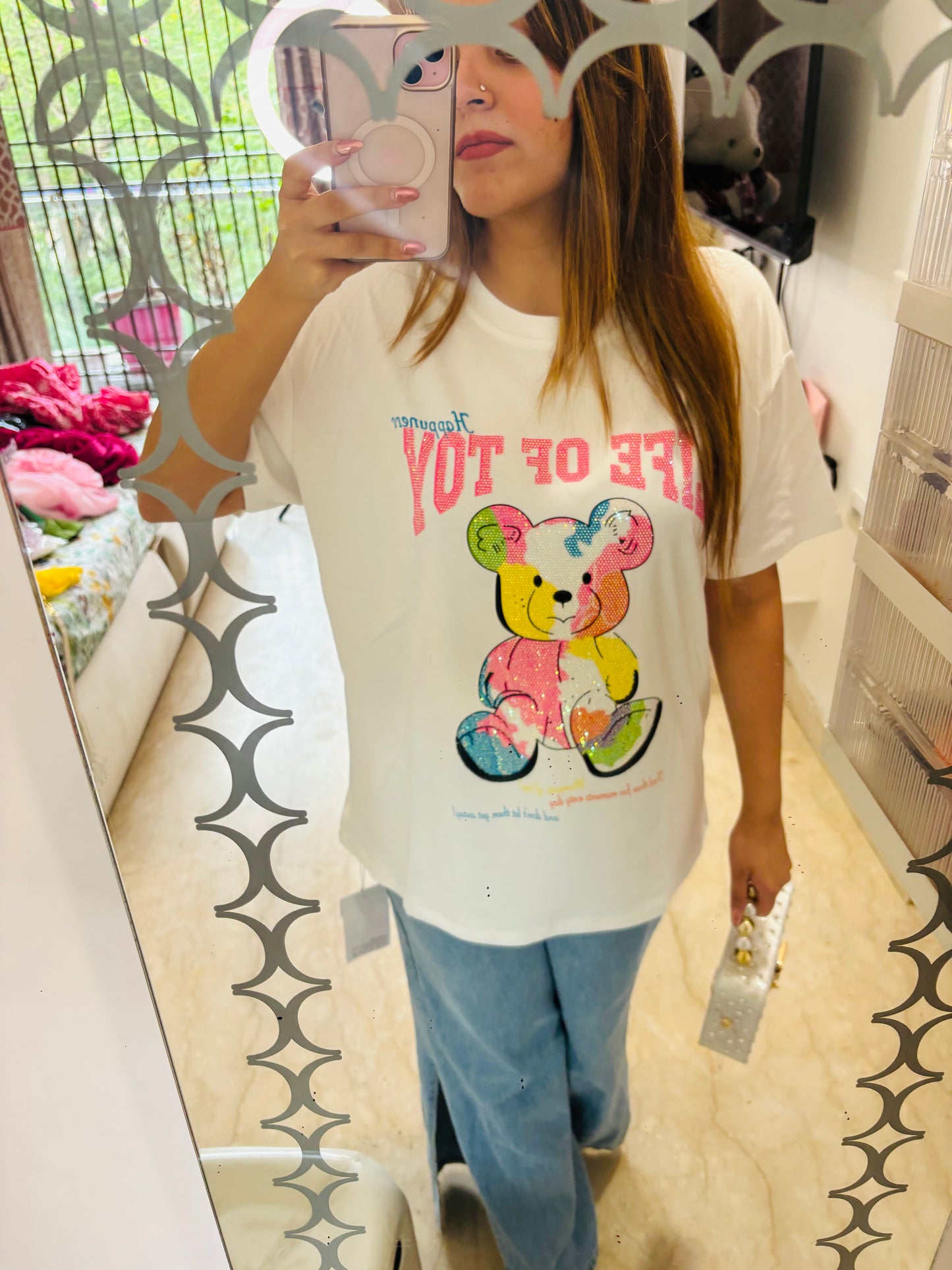 Hip cover yolo teddy tee