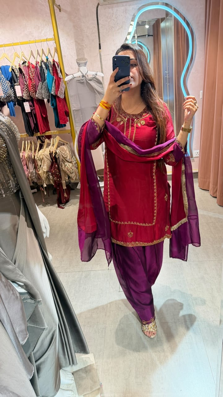 Traditional Punjabi Salwar Suit