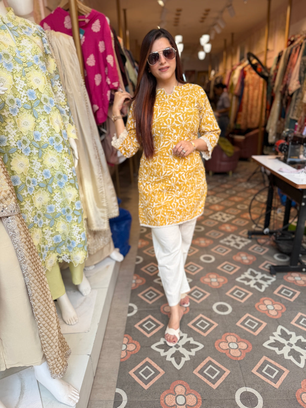 Mustard bloom coord set