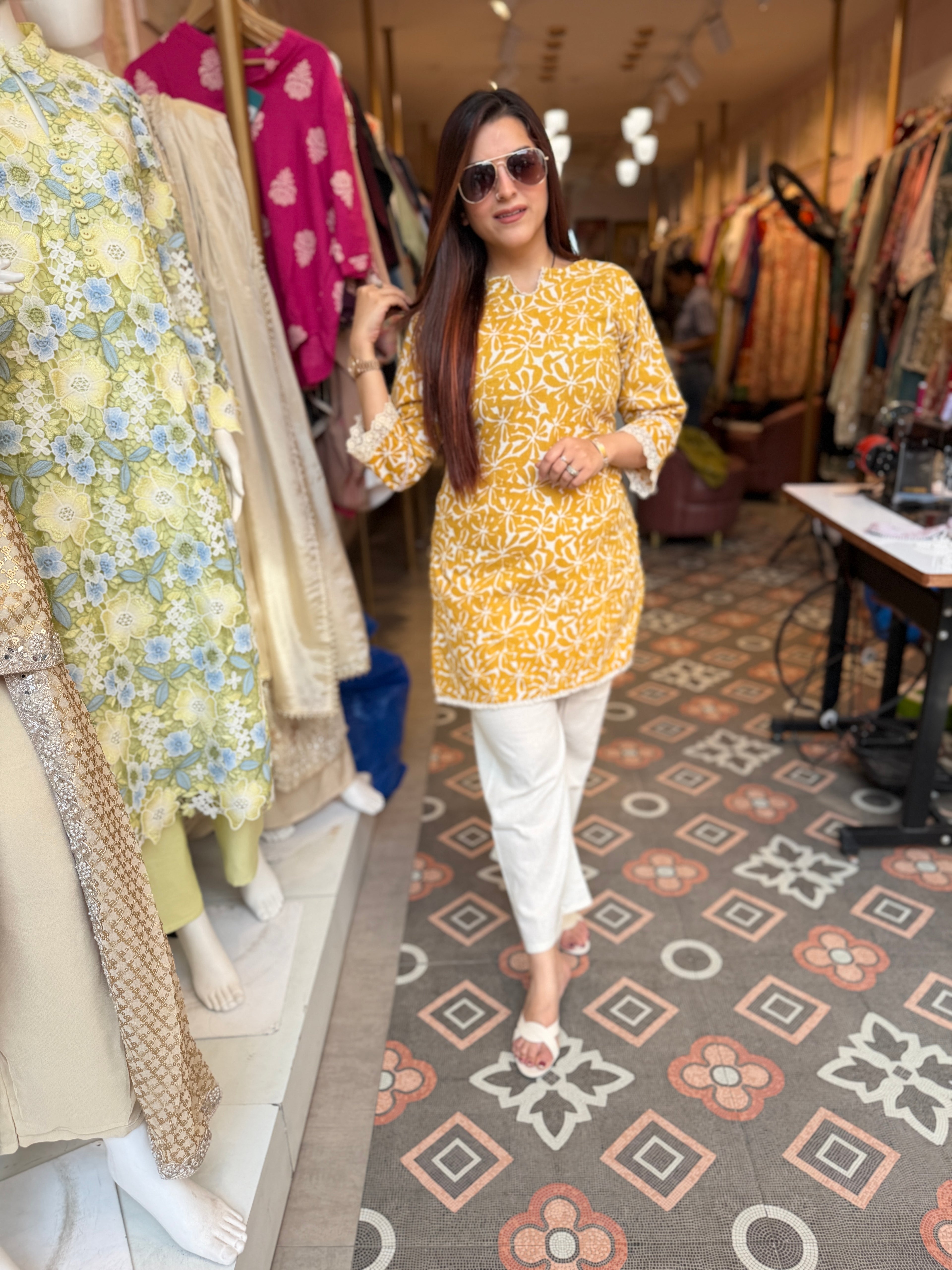 Mustard bloom coord set