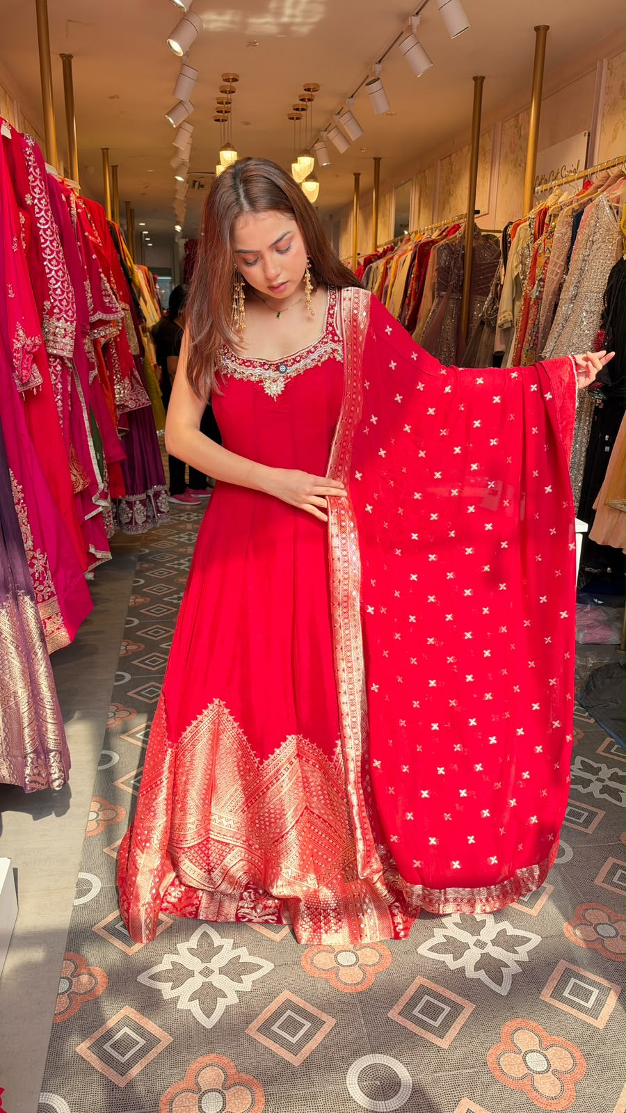 Royal Banarasi Anarkali Suit