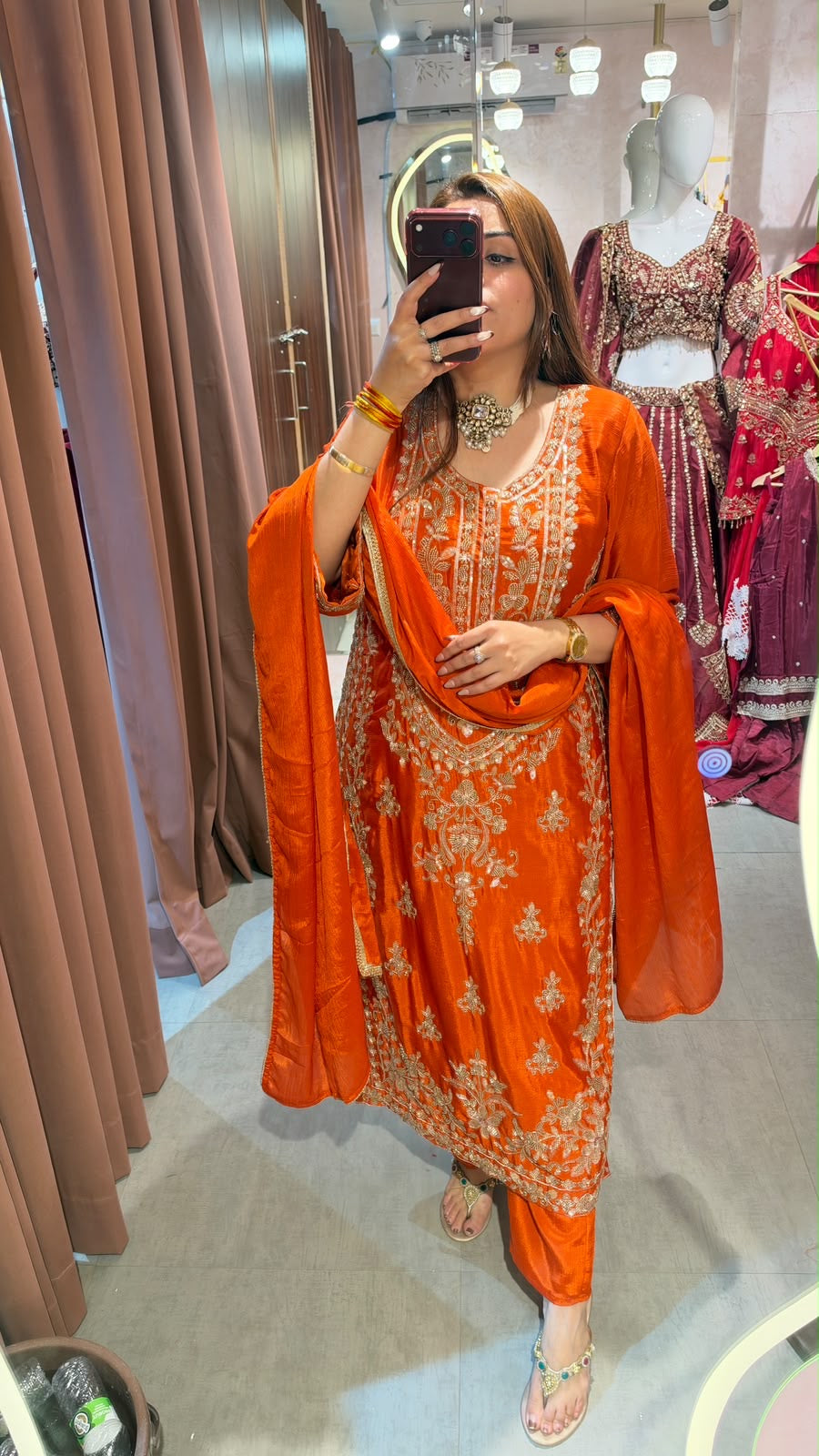 traditional South Asian 3-piece Salwar Kameez Set