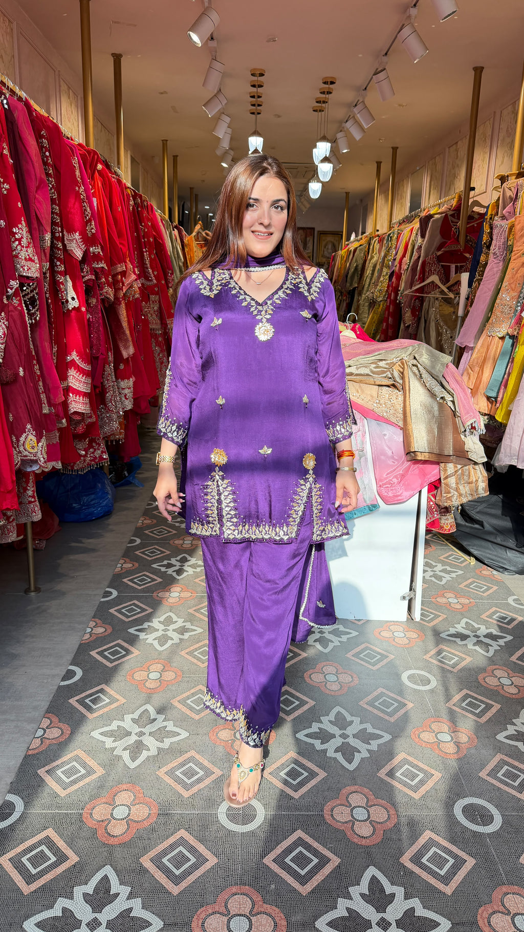 Designer Punjabi Punjabi-style 3-piece suit