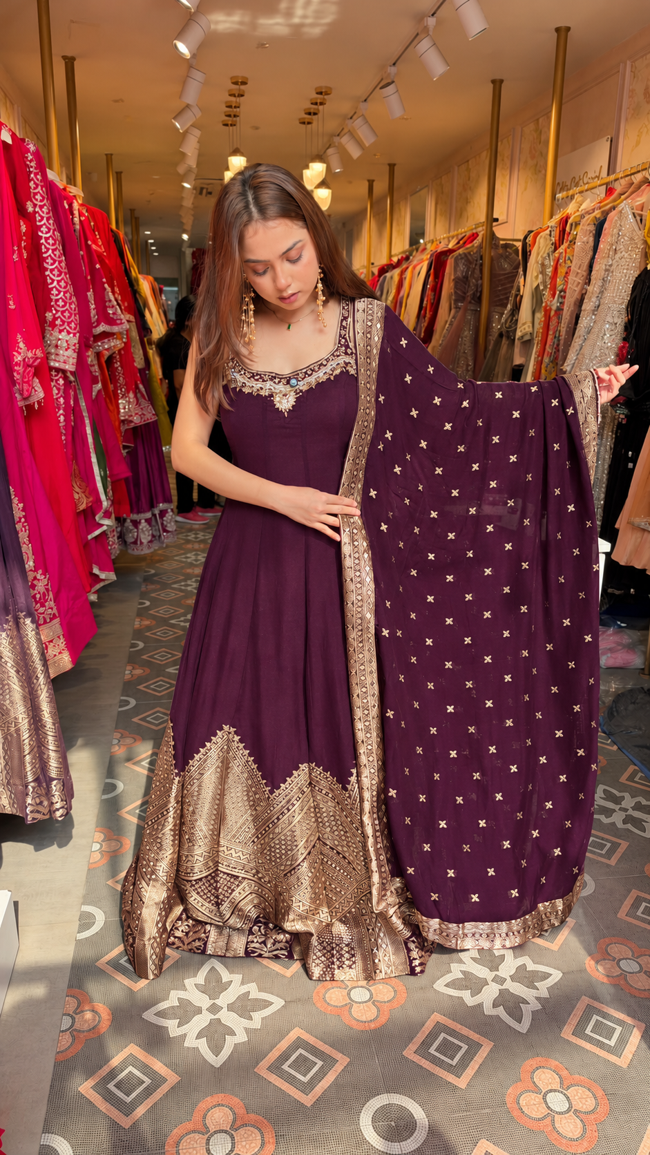 Royal Banarasi Anarkali Suit