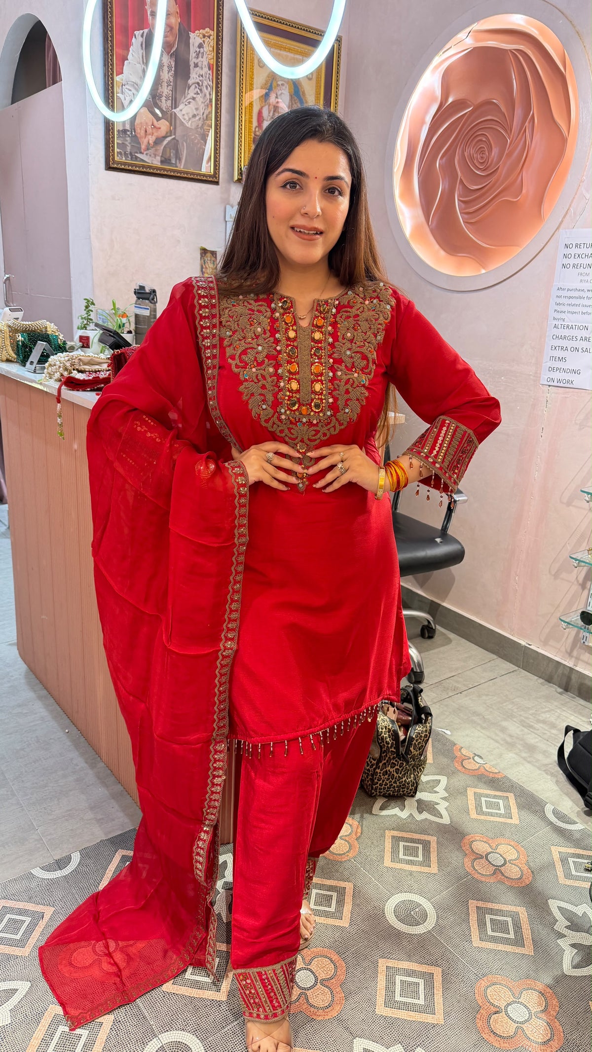 Embroidered Designer Patiala Suit