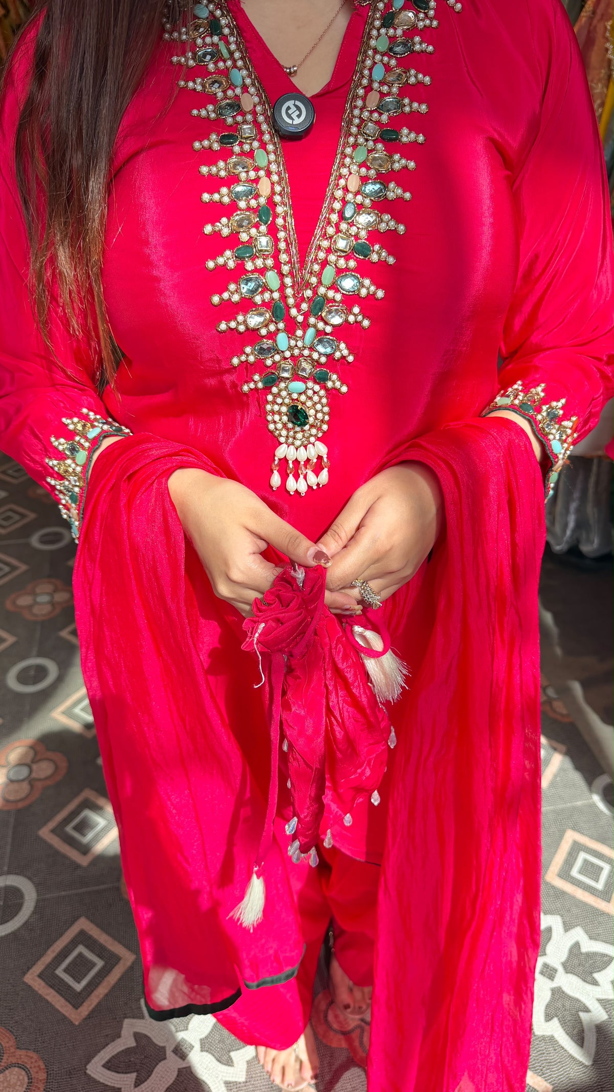 Embroidered Punjabi Patiala Salwar Kameez