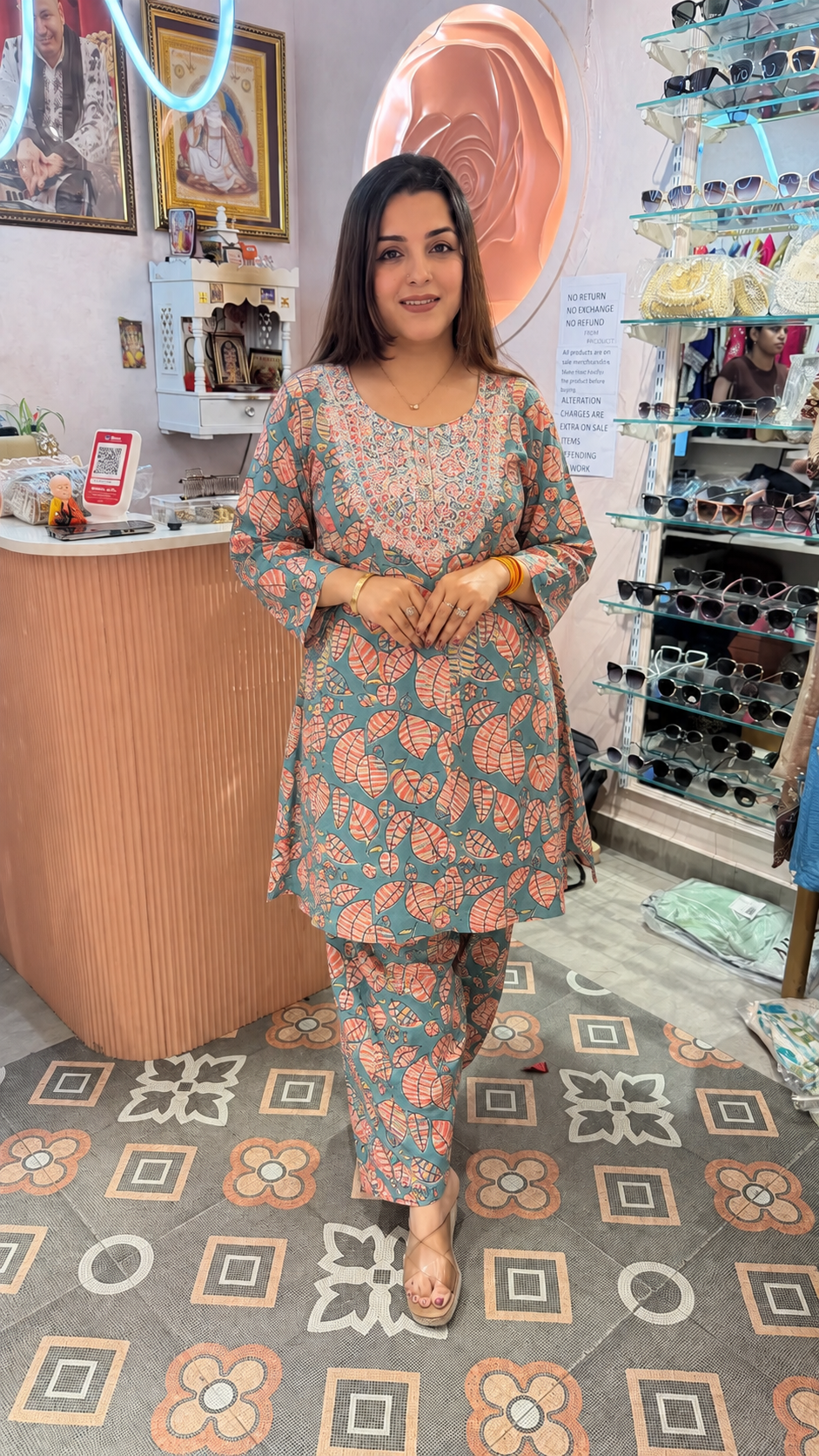 Floral Appliqué Co-ord Set