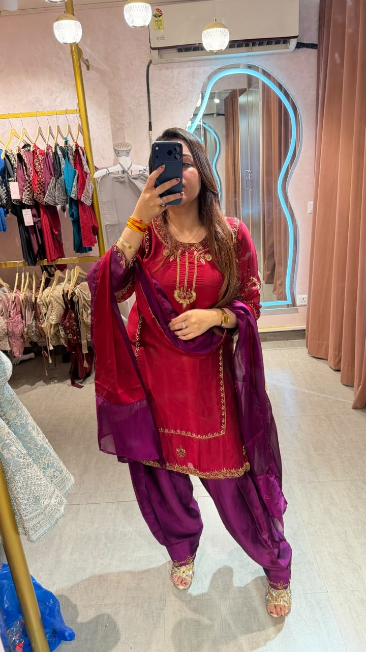 Traditional Punjabi Salwar Suit