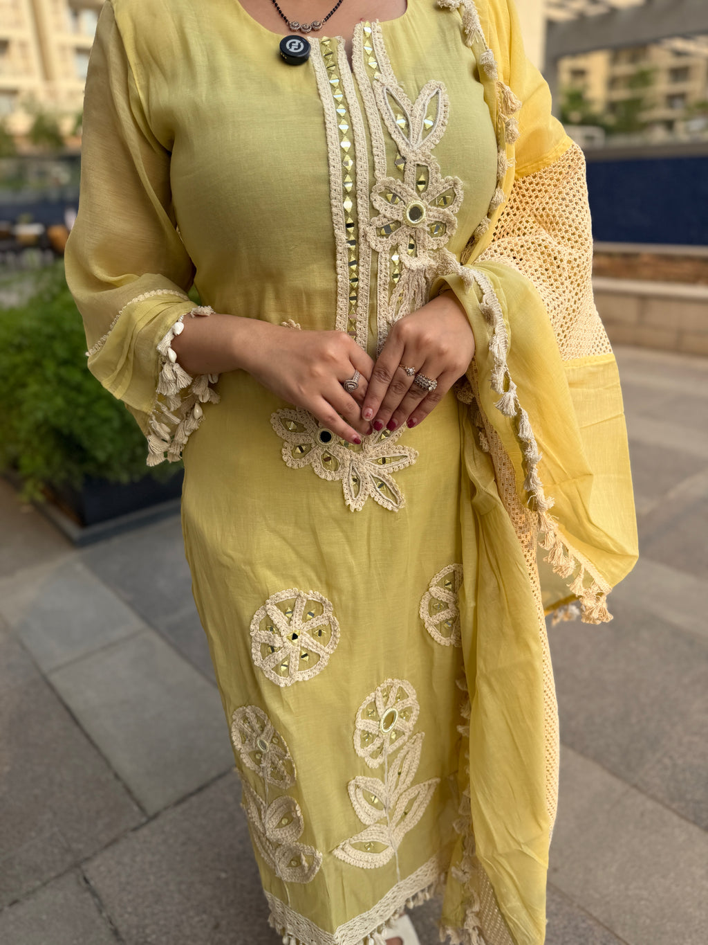 Blush Pink Embroidered Kurta Set with Dupatta