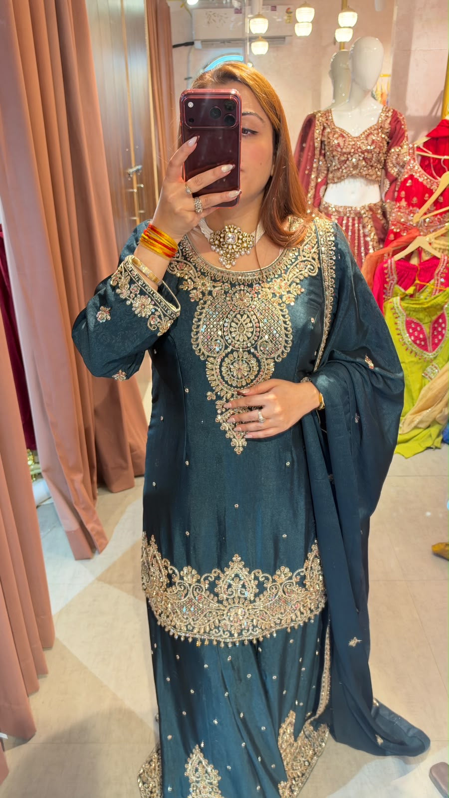 Pakistani Kameez Gharara Suit Set