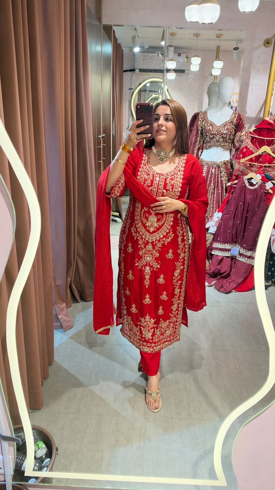 traditional South Asian 3-piece Salwar Kameez Set