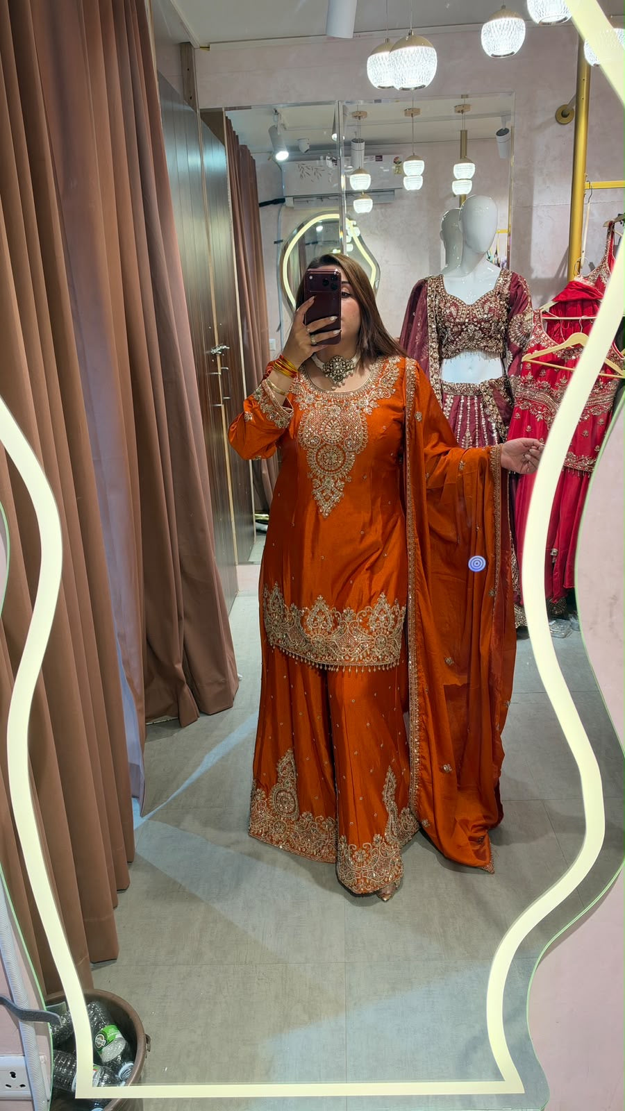 Pakistani Kameez Gharara Suit Set