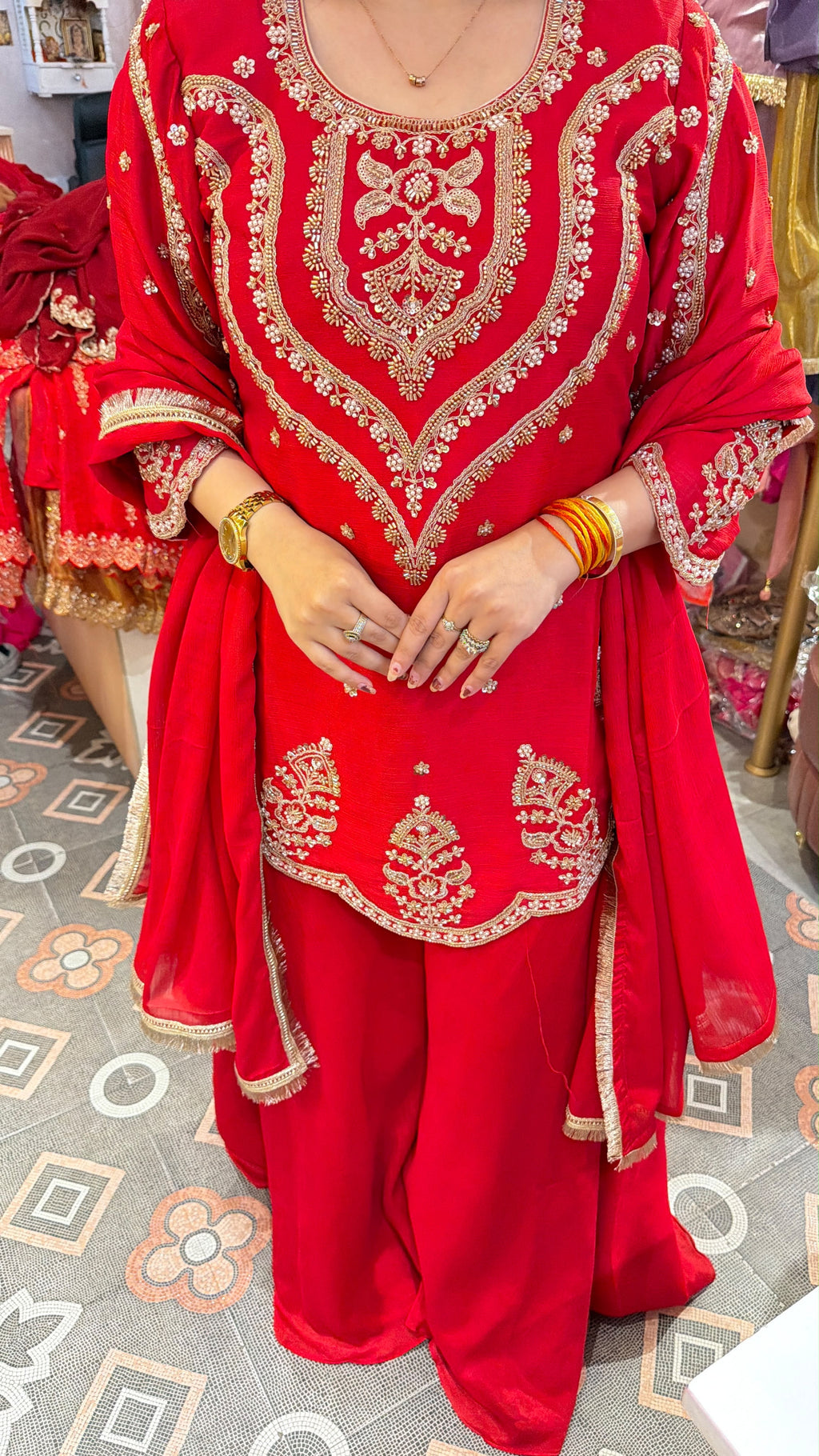 Heavy Anarkali-Style Salwar Suits
