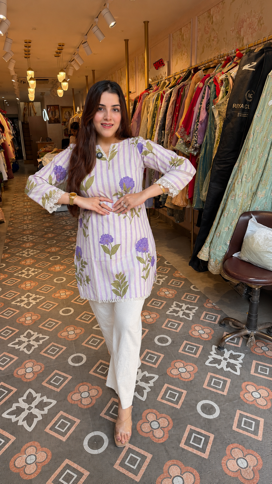 Floral cotton coord set