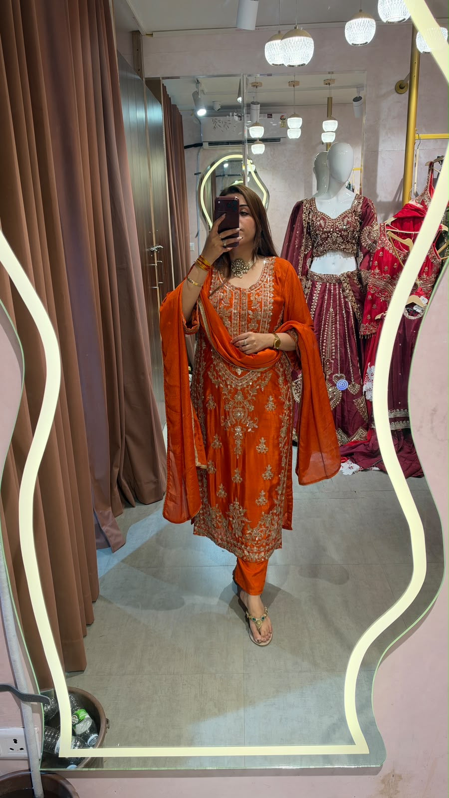 traditional South Asian 3-piece Salwar Kameez Set
