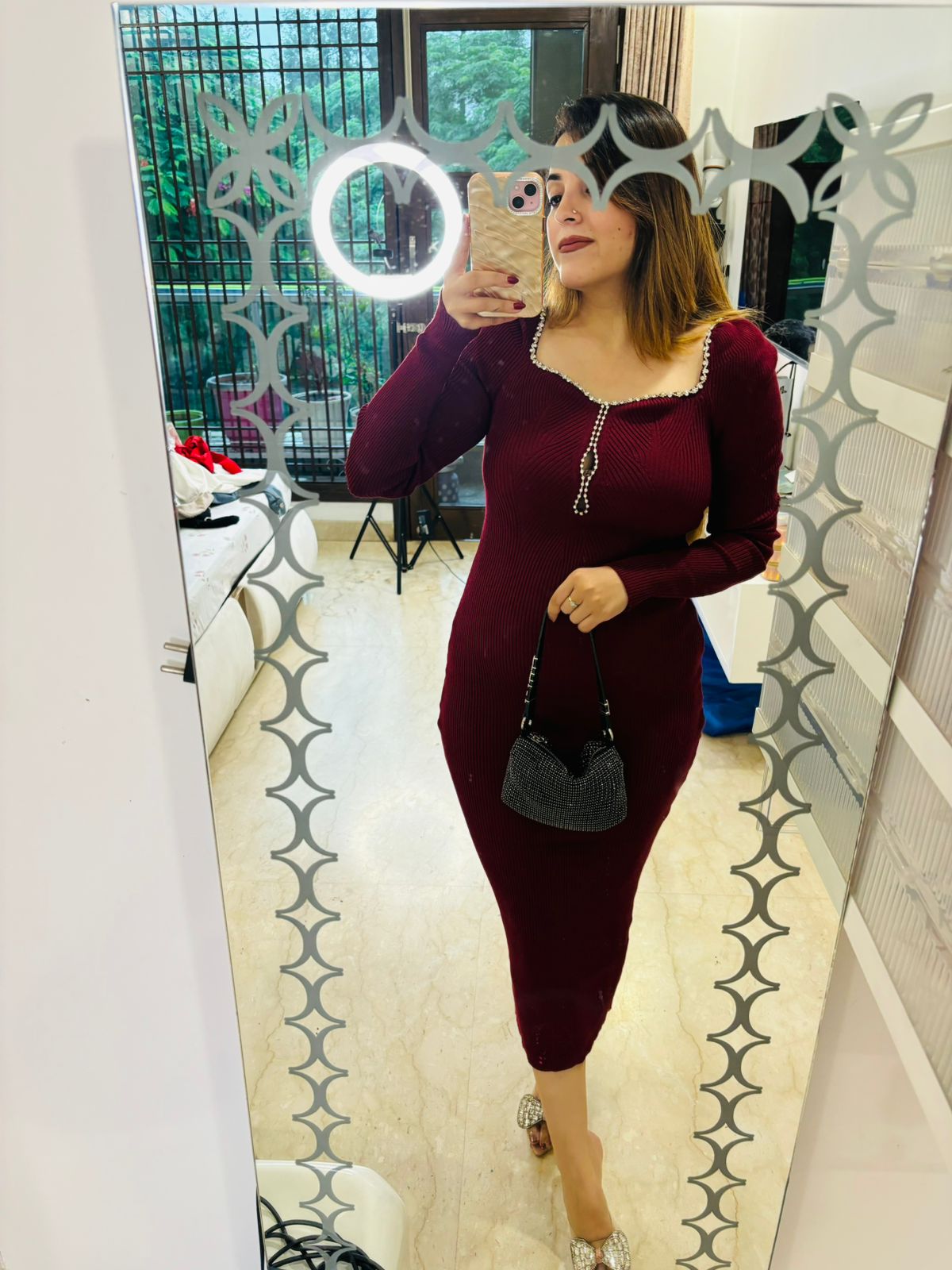 Pre winter bodyfit date dress