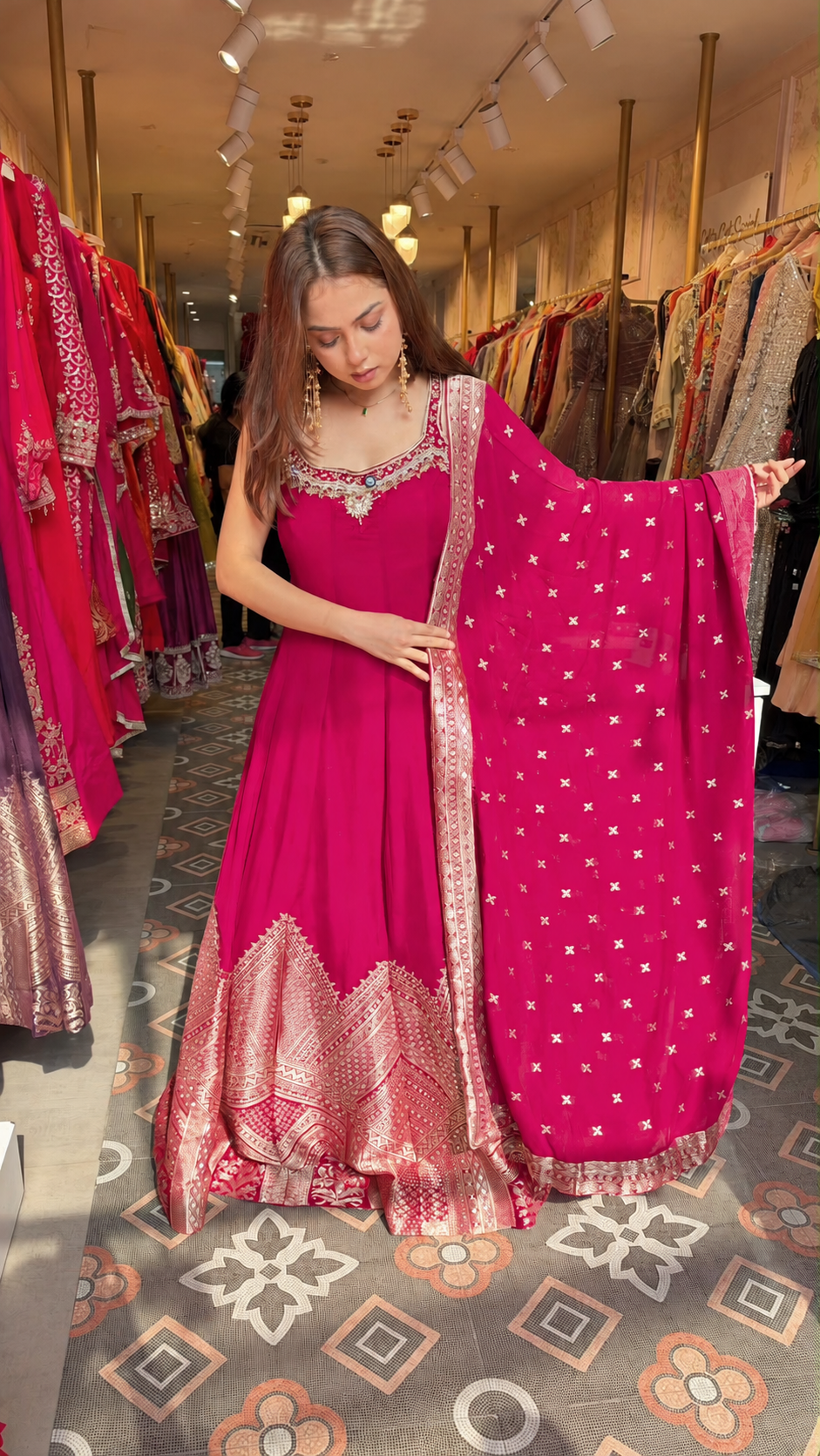 Royal Banarasi Anarkali Suit