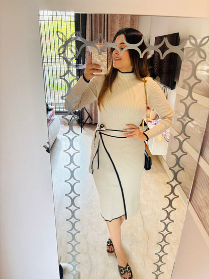 One pc wrap winter dress