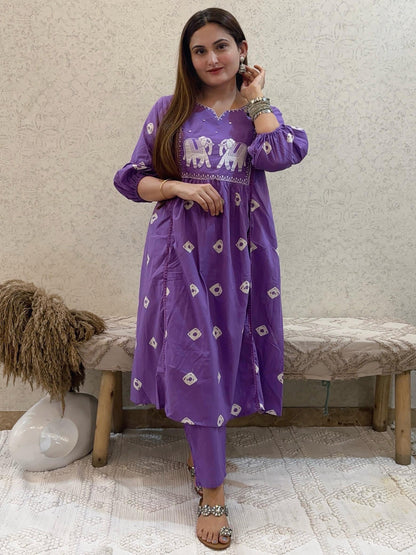 Elephant cotton coord
