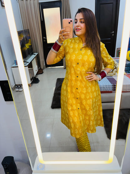 Cotton summer kurta set