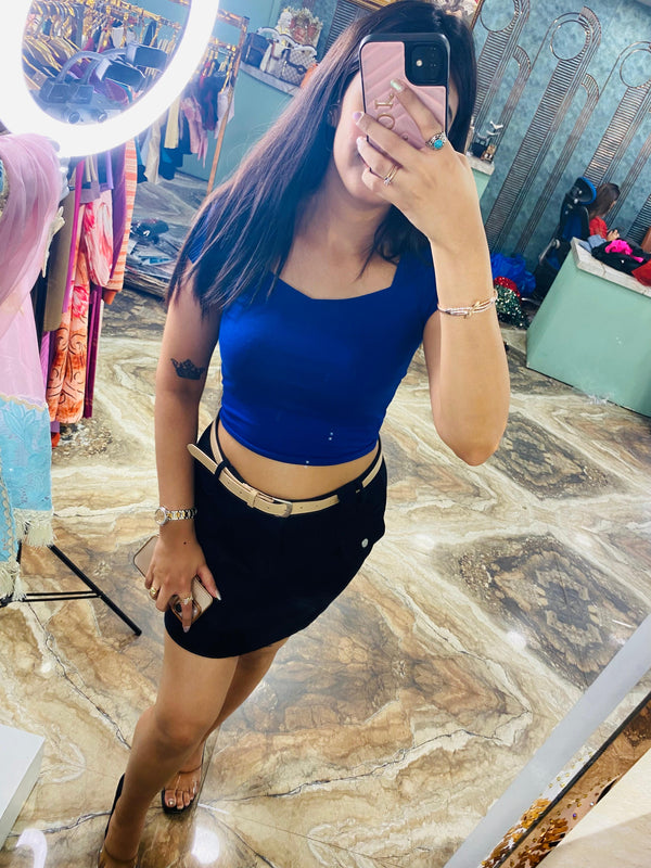Electric Crop Top