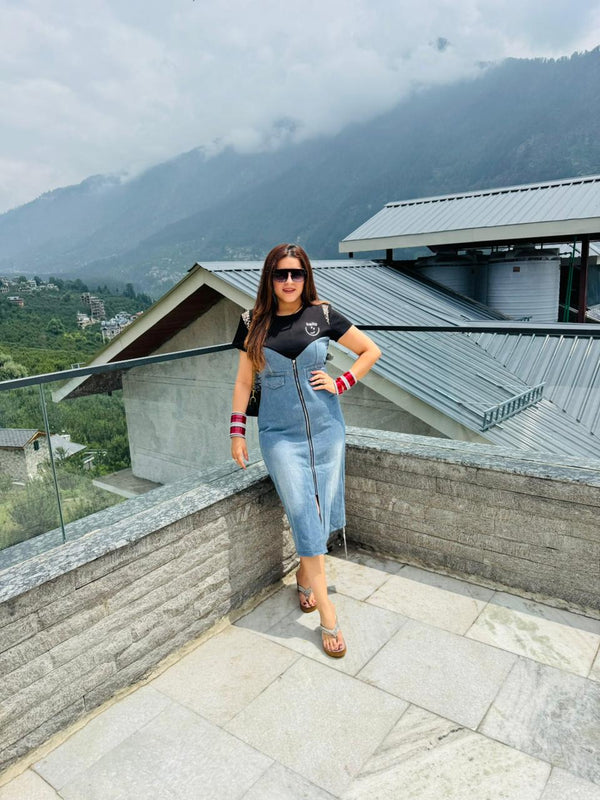 Denim Midi Dress