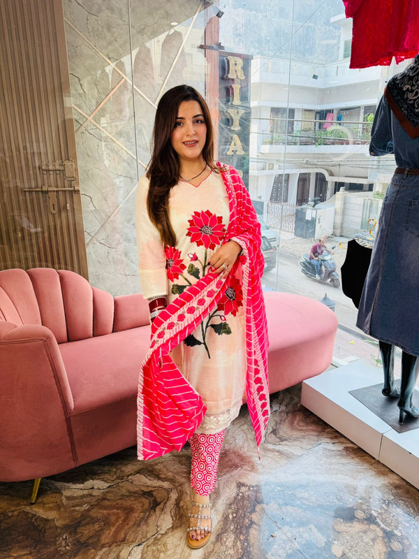 Blossom Cotton Suit Set