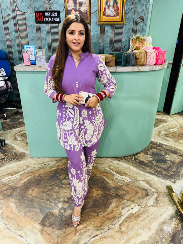Lavender Bloom Co-ord Set