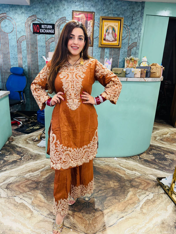 Zari Ensemble Kurta Set