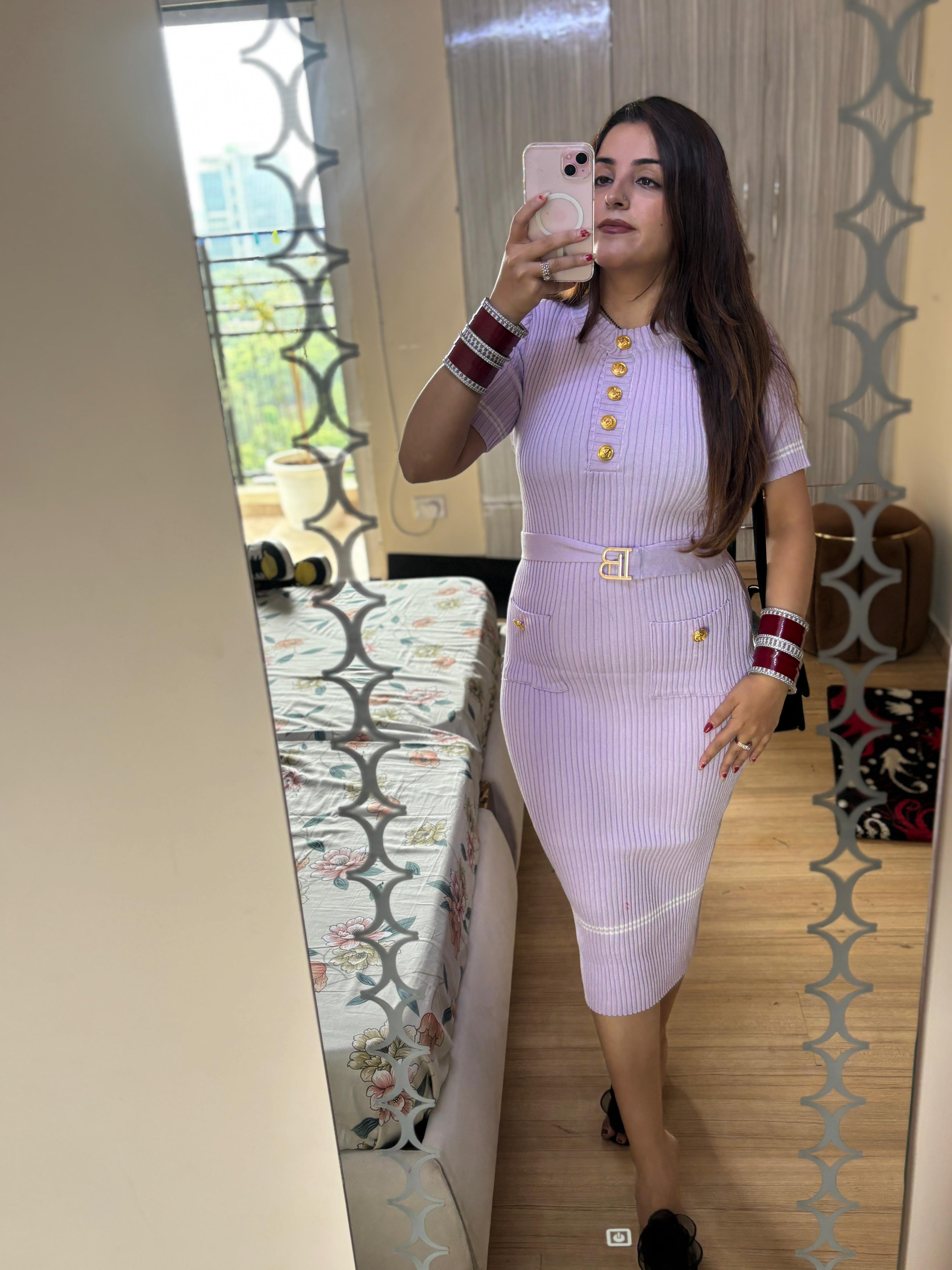 Noir Belle Ribbed Co-Ord Set