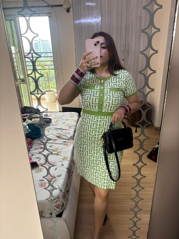 Ariana Maze Dress Knit Dress