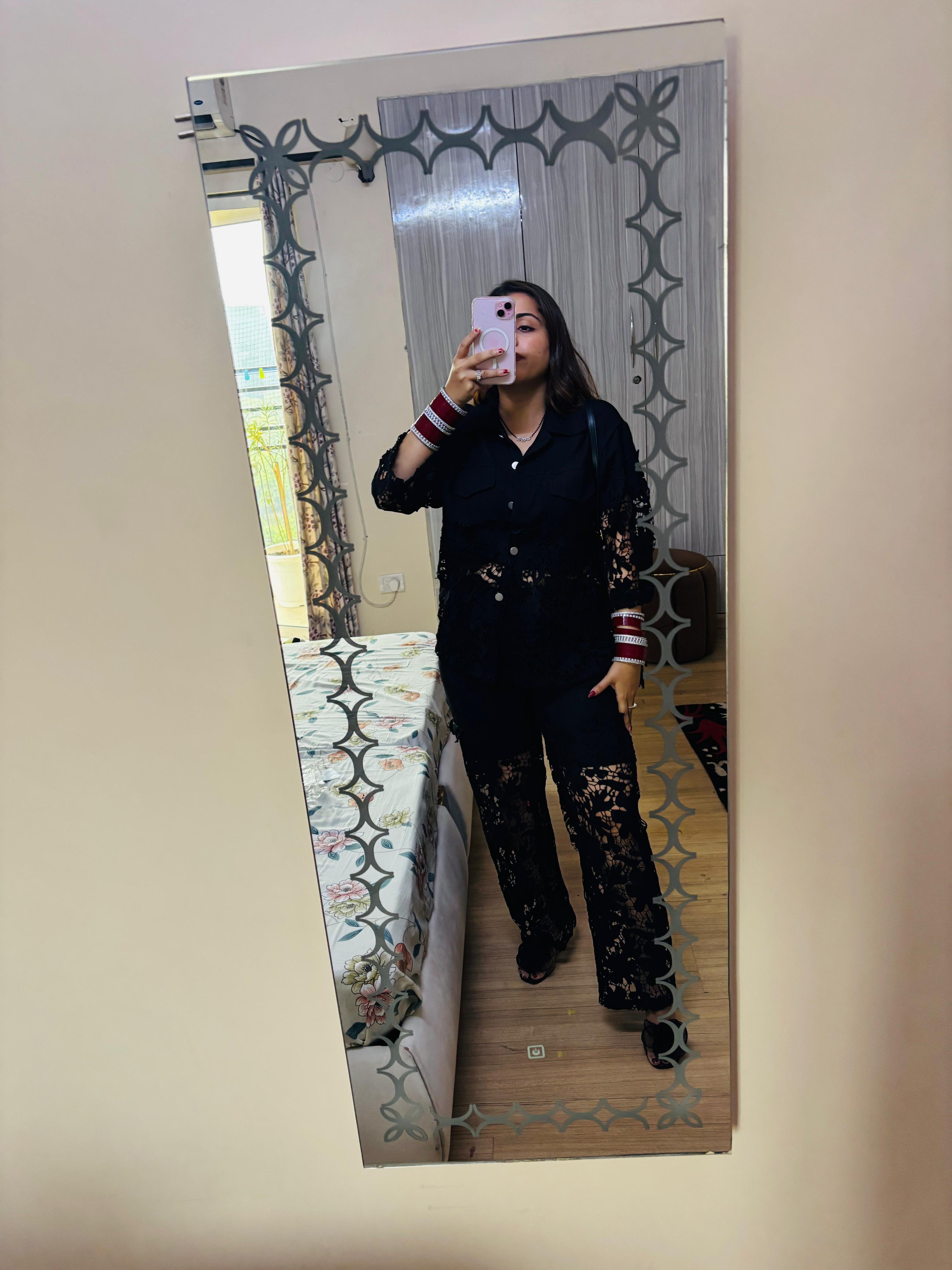 Sapphire Lace Fusion Co-ord Set