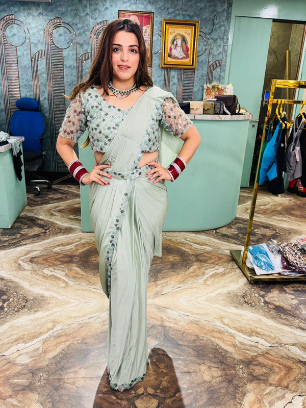 Sequin Ready to Wear Saree