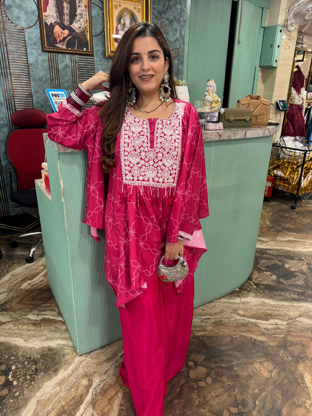 Noorani Embroidered Sharara co-ord Set