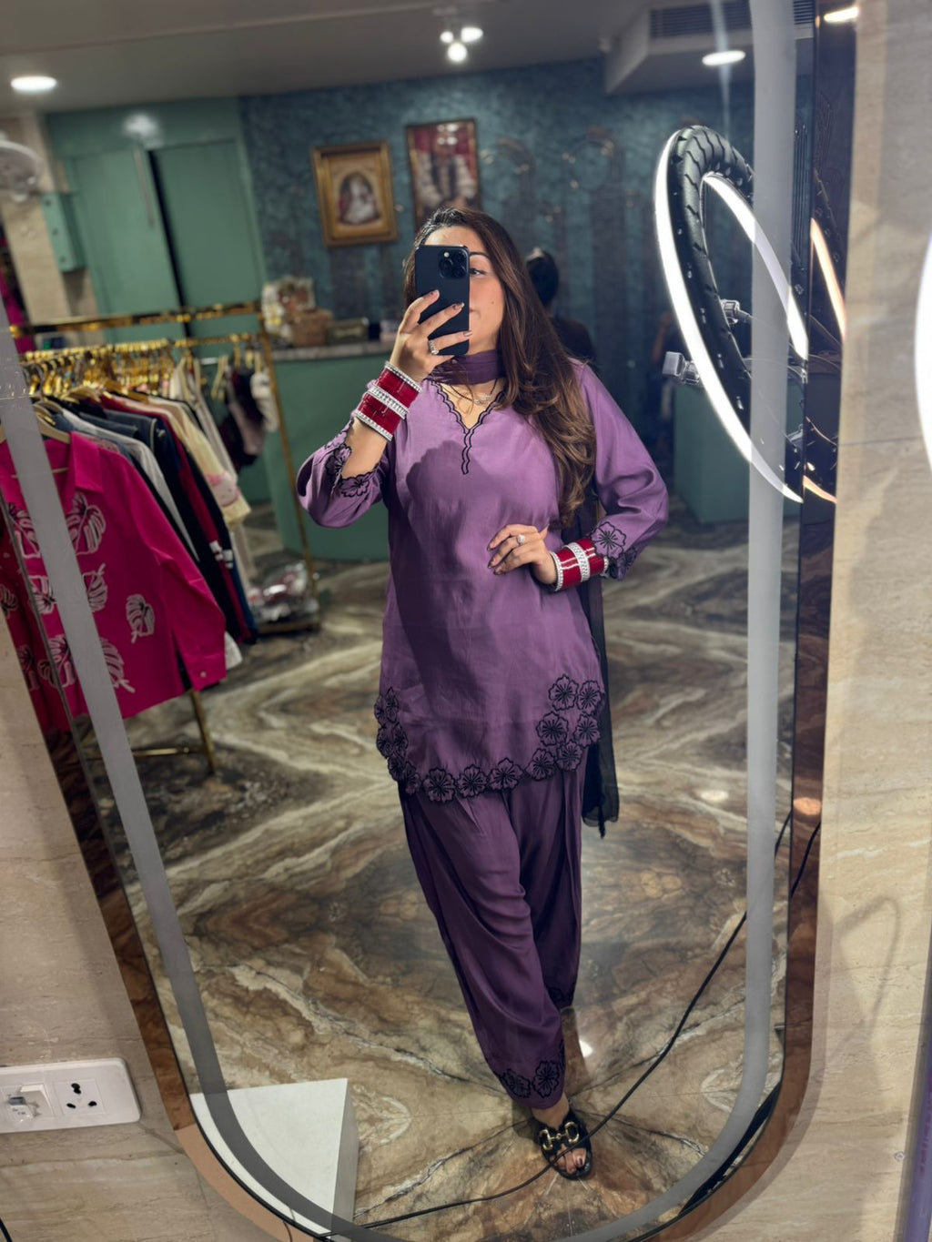 Farshi Salwar Suit with dupatta set