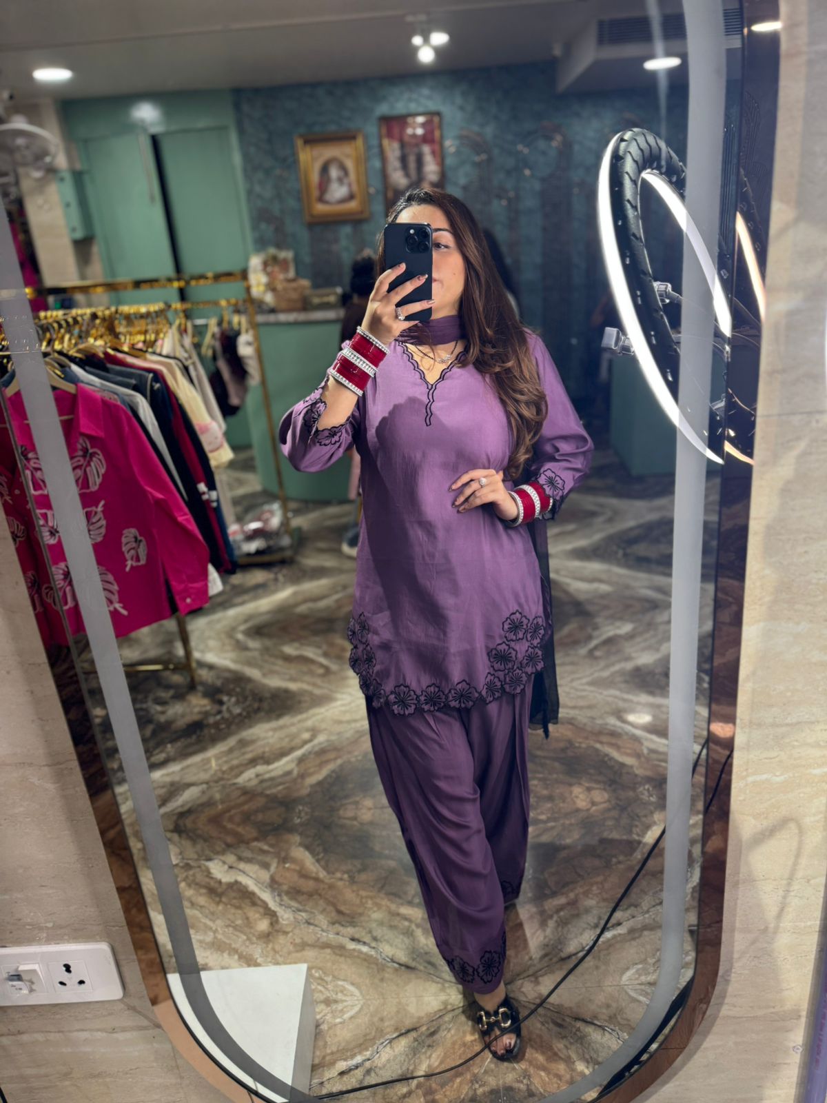 Farshi Salwar Suit with dupatta set