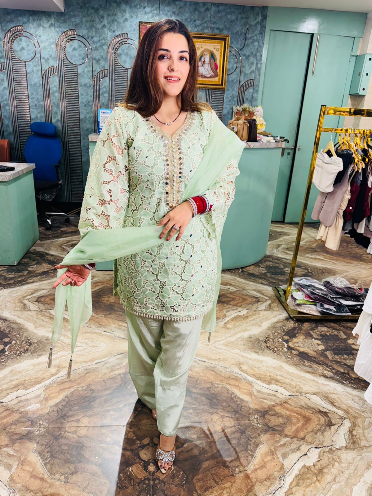 Sufian Mirror Elegance Suit Set