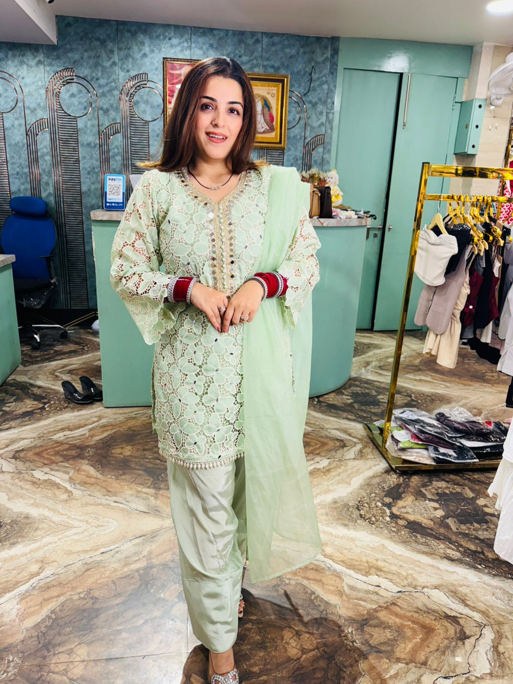 Sufian Mirror Elegance Suit Set