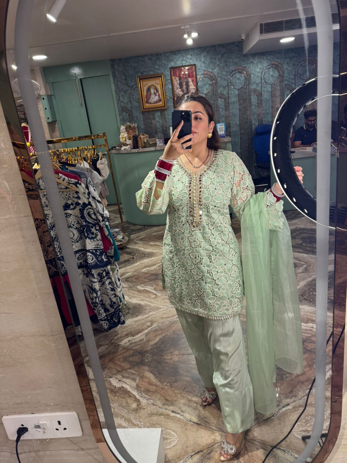 Sufian Mirror Elegance Suit Set