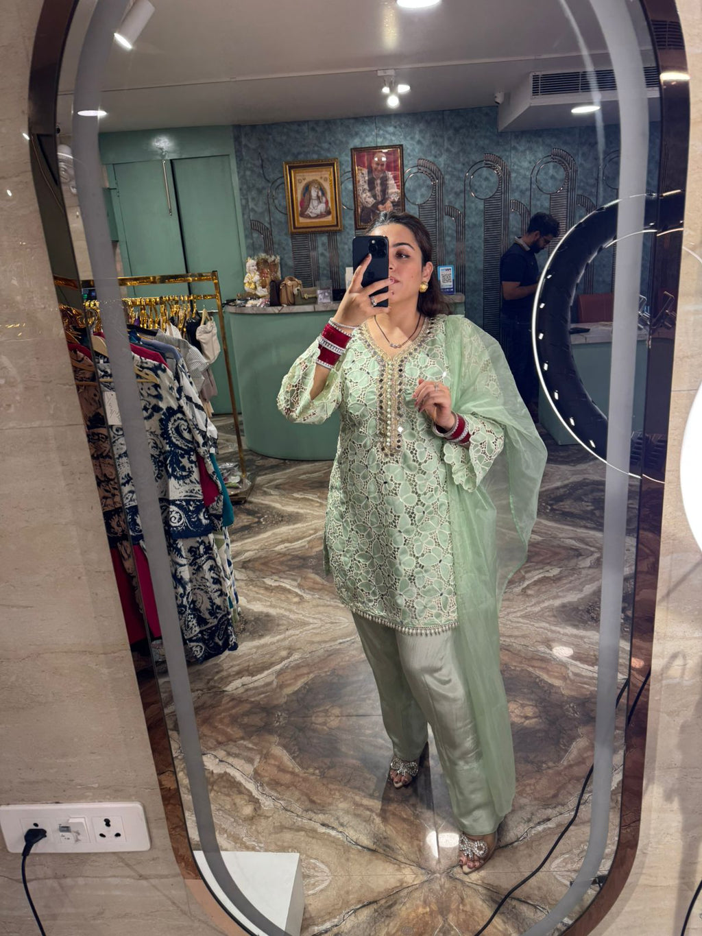 Sufian Mirror Elegance Suit Set