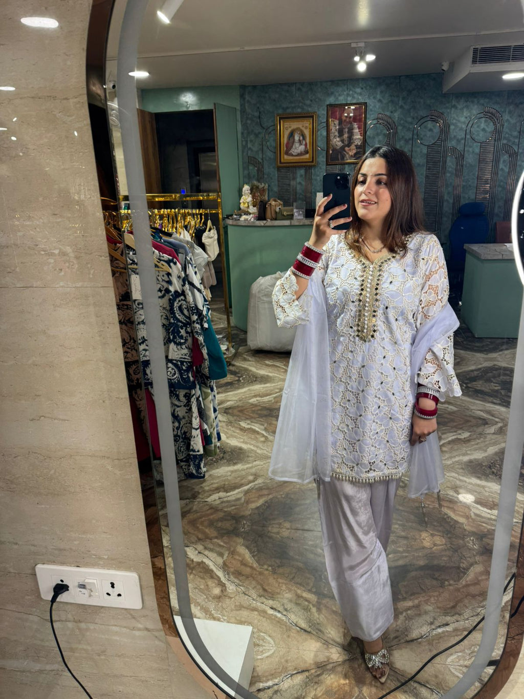 Sufian Mirror Elegance Suit Set