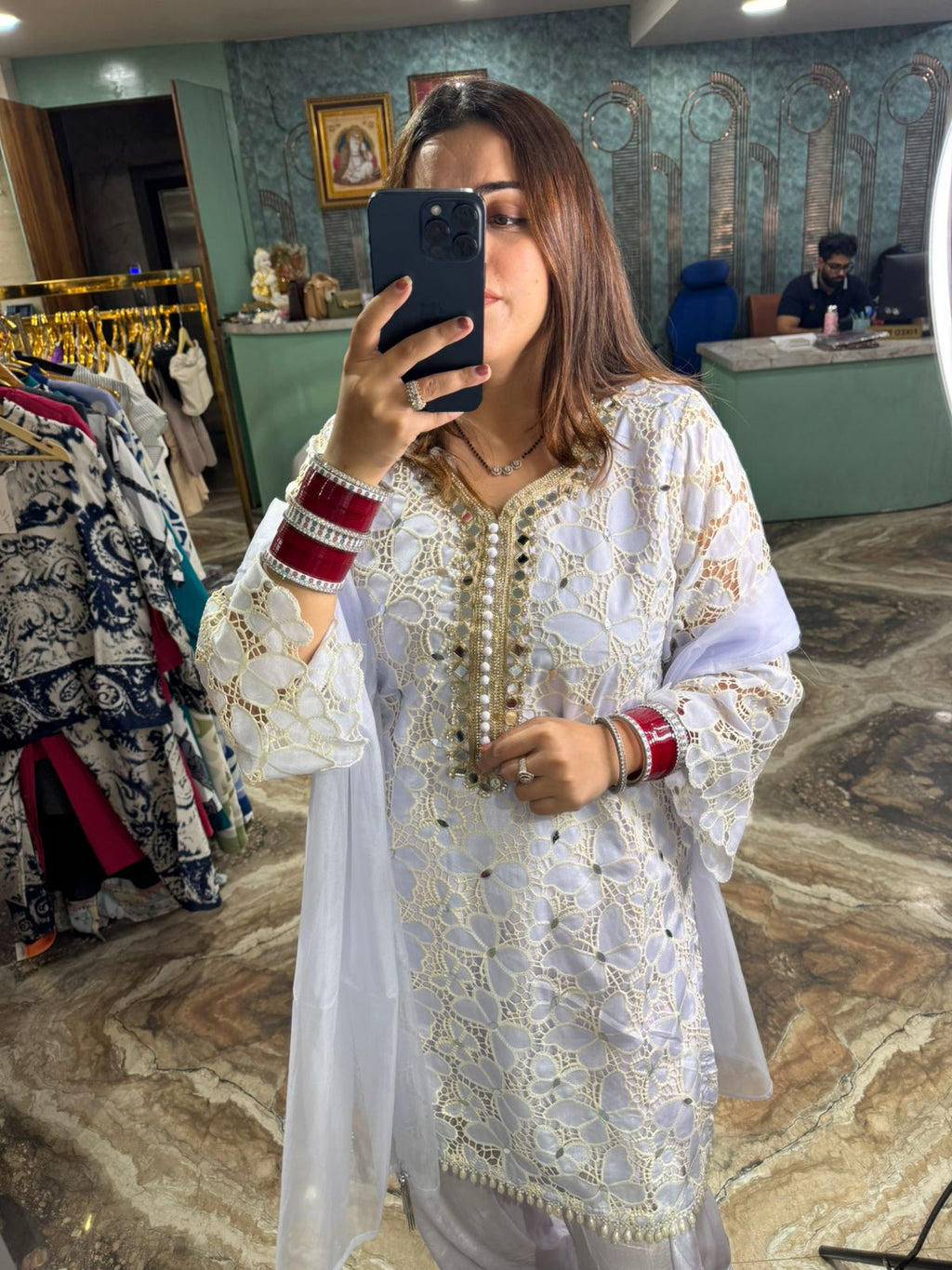 Sufian Mirror Elegance Suit Set