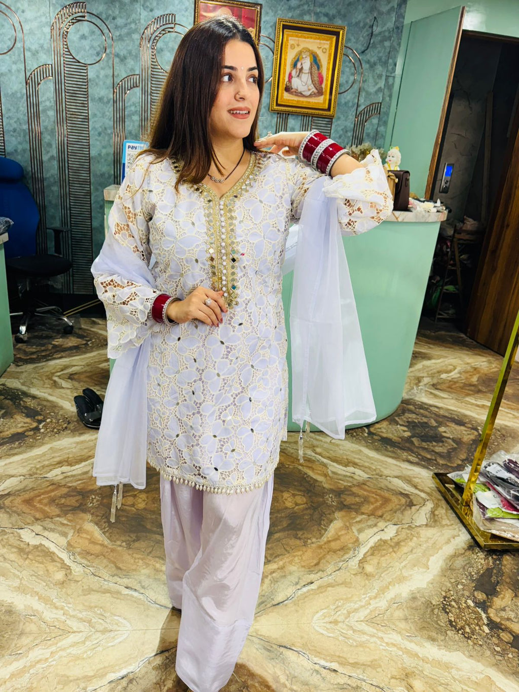 Sufian Mirror Elegance Suit Set