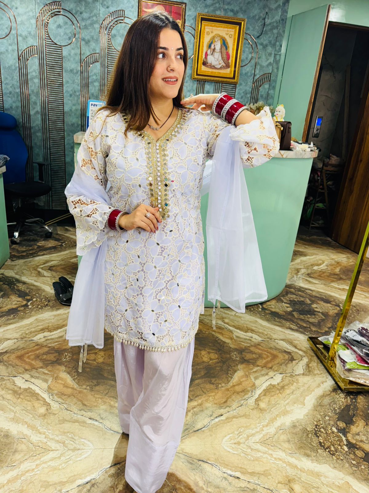 Sufian Mirror Elegance Suit Set